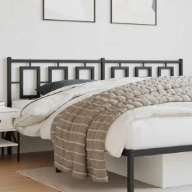 Kopfteil aus schwarzem Metall, 200 cm von , Kopf- und Fußteile - Ref: Foro24-374279, Preis: 49,62 €, Rabatt: %