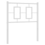 Cabecero de metal blanco 75 cm de , Cabeceros y pies de cama - Ref: Foro24-374316, Precio: 28,33 €, Descuento: %