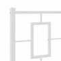 Kopfteil aus weißem Metall, 75 cm von , Kopf- und Fußteile - Ref: Foro24-374316, Preis: 27,91 €, Rabatt: %