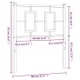 Kopfteil aus weißem Metall, 75 cm von , Kopf- und Fußteile - Ref: Foro24-374316, Preis: 27,91 €, Rabatt: %