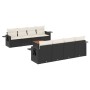 Set de sofás de jardín 8 piezas y cojines ratán sintético negro de , Conjuntos de jardín - Ref: Foro24-3256812, Precio: 550,2...