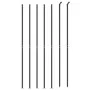 Wire fence with anthracite gray flange 2.2x10 m by , fence panels - Ref: Foro24-154311, Price: 83,82 €, Discount: %