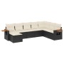 Set de sofás de jardín 8 piezas y cojines ratán sintético negro de , Conjuntos de jardín - Ref: Foro24-3259487, Precio: 483,8...
