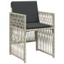 Set comedor de jardín 5 pzas cojines ratán sintético gris claro de , Conjuntos de jardín - Ref: Foro24-3210899, Precio: 272,0...