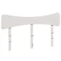 Solid white pine wood bed headboard 160 cm by , Headboards and footboards - Ref: Foro24-844770, Price: 52,89 €, Discount: %