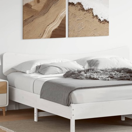Cabecero de cama madera maciza de pino blanco 180 cm de , Cabeceros y pies de cama - Ref: Foro24-844766, Precio: 56,52 €, Des...