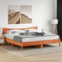 Cabecero de cama madera maciza de pino marrón cera 200 cm de , Cabeceros y pies de cama - Ref: Foro24-844764, Precio: 52,25 €...