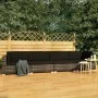 Set de sofás de jardín con cojines 4 pzas ratán sintético gris de vidaXL, Conjuntos de jardín - Ref: Foro24-47270, Precio: 30...