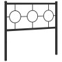 Cabecero de metal negro 90 cm de , Cabeceros y pies de cama - Ref: Foro24-376254, Precio: 33,06 €, Descuento: %
