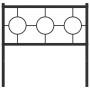 Cabecero de metal negro 90 cm de , Cabeceros y pies de cama - Ref: Foro24-376254, Precio: 33,06 €, Descuento: %