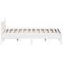 Estructura de cama madera maciza de pino blanco 120x200 cm de , Camas y somieres - Ref: Foro24-844730, Precio: 123,13 €, Desc...