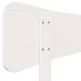 Cabecero de cama madera maciza de pino blanco 75 cm de , Cabeceros y pies de cama - Ref: Foro24-844798, Precio: 33,61 €, Desc...