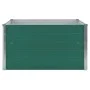 Jardinera elevada de acero galvanizado verde 100x100x45 cm de vidaXL, Maceteros y jardineras - Ref: Foro24-47025, Precio: 46,...
