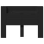 Cabecero de cama con luz LED negro 140x16,5x103,5 cm de , Cabeceros y pies de cama - Ref: Foro24-839246, Precio: 107,84 €, De...
