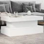 Mesa de centro con luces LED blanco 90x50x40 cm de , Mesas de centro - Ref: Foro24-839847, Precio: 85,06 €, Descuento: %