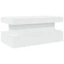 Mesa de centro con luces LED blanco 90x50x40 cm de , Mesas de centro - Ref: Foro24-839847, Precio: 85,06 €, Descuento: %