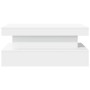 Mesa de centro con luces LED blanco 90x50x40 cm de , Mesas de centro - Ref: Foro24-839847, Precio: 71,64 €, Descuento: %