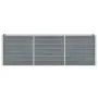 Arriate elevado de jardín acero galvanizado gris 240x40x77 cm de vidaXL, Maceteros y jardineras - Ref: Foro24-47040, Precio: ...