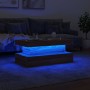 Mesa de centro con luces LED marrón roble 90x50x40 cm de , Mesas de centro - Ref: Foro24-839853, Precio: 99,28 €, Descuento: %