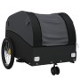 Remolque para bicicleta hierro negro 30 kg de , Remolques para bicicletas - Ref: Foro24-94143, Precio: 88,38 €, Descuento: %