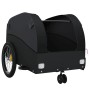 Remolque para bicicleta hierro negro 30 kg de , Remolques para bicicletas - Ref: Foro24-94143, Precio: 88,38 €, Descuento: %