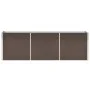 Arriate de jardín de acero galvanizado marrón 240x40x77 cm de vidaXL, Maceteros y jardineras - Ref: Foro24-47042, Precio: 71,...
