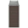 Arriate de jardín de acero galvanizado marrón 240x40x77 cm de vidaXL, Maceteros y jardineras - Ref: Foro24-47042, Precio: 71,...