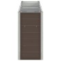 Arriate de jardín de acero galvanizado marrón 240x40x77 cm de vidaXL, Maceteros y jardineras - Ref: Foro24-47042, Precio: 76,...