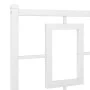 White metal headboard 200 cm by , Headboards and footboards - Ref: Foro24-374328, Price: 49,62 €, Discount: %