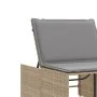 Sun loungers with table 2 units beige synthetic rattan by , Loungers - Ref: Foro24-368425, Price: 182,96 €, Discount: %