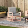 Silla de jardín madera maciza Douglas 57,5x63x76 cm de , Sillas de jardín - Ref: Foro24-832550, Precio: 60,45 €, Descuento: %