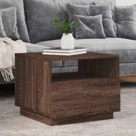 Couchtisch mit LED-Leuchten Eiche braun 50x49x40 cm von , Couchtisch - Ref: Foro24-839832, Preis: 67,83 €, Rabatt: %