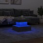 Mesa de centro con luces LED gris Sonoma 50x50x40 cm de , Mesas de centro - Ref: Foro24-839845, Precio: 78,80 €, Descuento: %