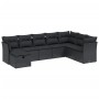 Set de sofás de jardín 8 piezas y cojines ratán sintético negro de , Conjuntos de jardín - Ref: Foro24-3263271, Precio: 507,7...