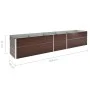 Arriate de acero galvanizado marrón 400x80x45 cm de vidaXL, Maceteros y jardineras - Ref: Foro24-47058, Precio: 85,17 €, Desc...