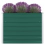 Jardinera elevada de acero galvanizado verde 100x100x77 cm de vidaXL, Maceteros y jardineras - Ref: Foro24-47021, Precio: 58,...