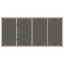 Mesa de jardín superficie de vidrio ratán PE beige 190x90x75 cm de , Mesas de jardín - Ref: Foro24-365539, Precio: 191,95 €, ...