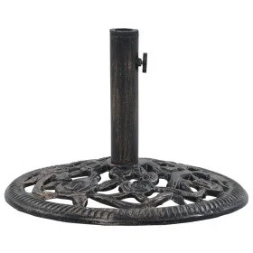 Base de sombrilla de hierro fundido color bronce 12 kg 48 cm de vidaXL, Bases para sombrillas - Ref: Foro24-47861, Precio: 56...