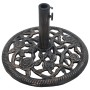 Base de sombrilla de hierro fundido color bronce 12 kg 48 cm de vidaXL, Bases para sombrillas - Ref: Foro24-47861, Precio: 60...