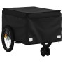 Remolque para bicicleta hierro negro 30 kg de , Remolques para bicicletas - Ref: Foro24-94101, Precio: 89,60 €, Descuento: %