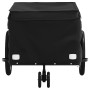 Remolque para bicicleta hierro negro 30 kg de , Remolques para bicicletas - Ref: Foro24-94101, Precio: 89,60 €, Descuento: %