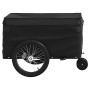 Remolque para bicicleta hierro negro 30 kg de , Remolques para bicicletas - Ref: Foro24-94101, Precio: 89,60 €, Descuento: %