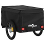 Remolque para bicicleta hierro negro 30 kg de , Remolques para bicicletas - Ref: Foro24-94101, Precio: 89,60 €, Descuento: %