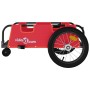 Remolque para bicicletas hierro y tela Oxford rojo de , Remolques para bicicletas - Ref: Foro24-94188, Precio: 84,29 €, Descu...