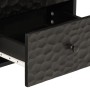 Mesita de noche de madera maciza de mango negra 40x33x46 cm de , Mesitas de noche - Ref: Foro24-356817, Precio: 66,39 €, Desc...