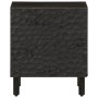 Mesita de noche de madera maciza de mango negra 40x33x46 cm de , Mesitas de noche - Ref: Foro24-356815, Precio: 40,28 €, Desc...