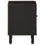 Mesita de noche de madera maciza de mango negra 40x33x46 cm de , Mesitas de noche - Ref: Foro24-356815, Precio: 40,28 €, Desc...