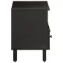 Mueble de TV madera maciza de mango negro 70x33x46 cm de , Muebles TV - Ref: Foro24-356820, Precio: 63,07 €, Descuento: %