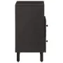 Mesita de noche madera maciza de mango negra 50x33x60 cm de , Mesitas de noche - Ref: Foro24-356829, Precio: 66,89 €, Descuen...