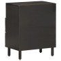Mesita de noche madera maciza de mango negra 50x33x60 cm de , Mesitas de noche - Ref: Foro24-356829, Precio: 67,57 €, Descuen...